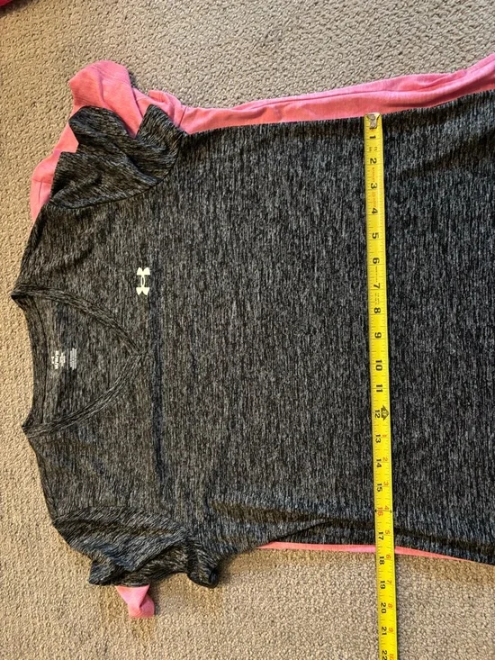 Under Armour Pink & Charcoal Performance Tee Duo - Picture 5 of 9